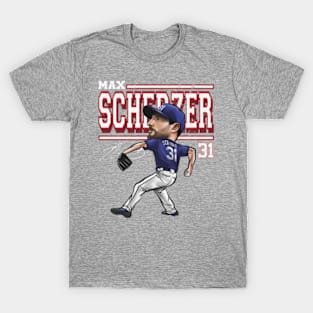 Max Scherzer Texas Cartoon T-Shirt